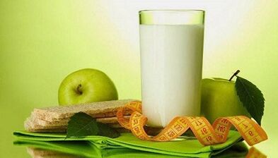 Diät mit Kefir und Apfel zur Gewichtsreduktion