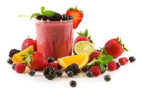Fruchtsäfte und Beeren zur schnellen Gewichtsabnahme